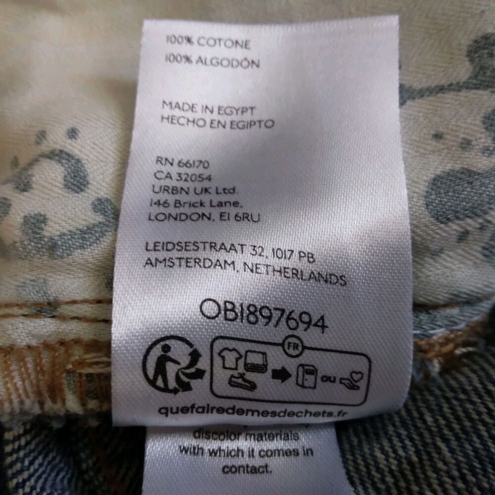 We The Free Now Or Never Denim Shorts Casual Festival Boho Women's Size 29 - Picture 7 of 10